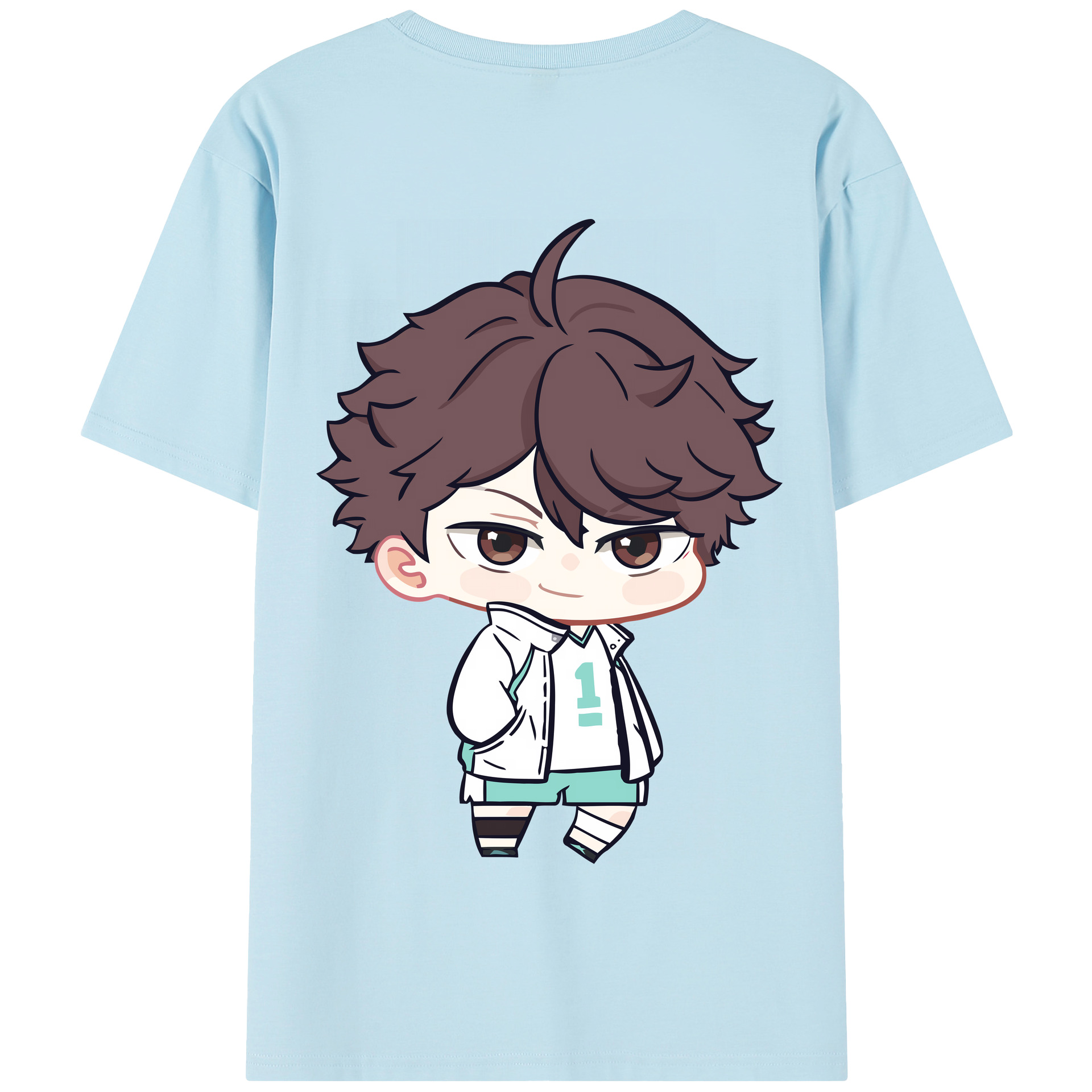 （画像用） ハイキュー!! Haikyu!! 綿100％半袖Tシャツ（背面プリント）